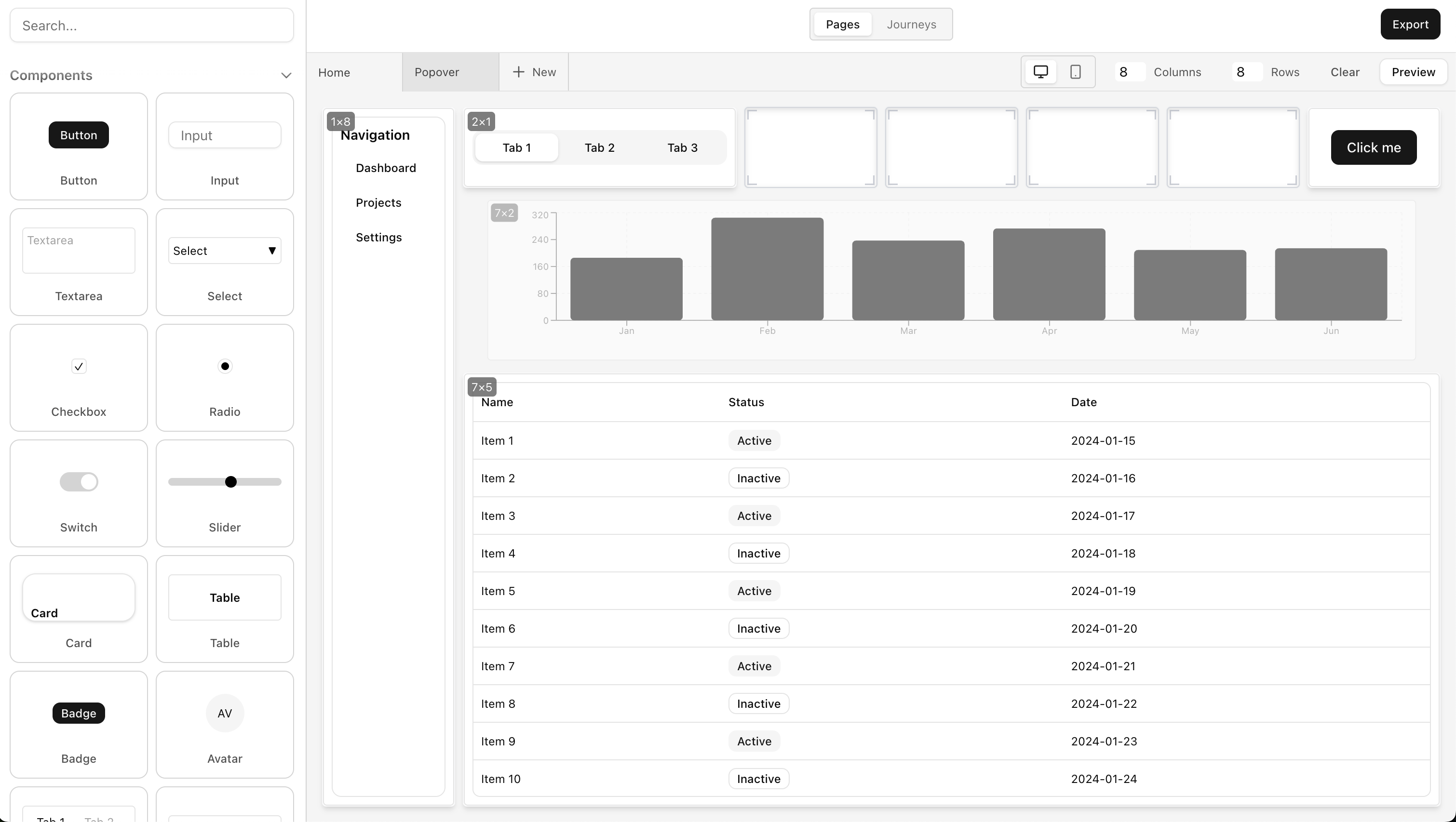 Pages View